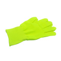 Hespax Yellow Knitted Lightwight Soft Safety Work Gloves